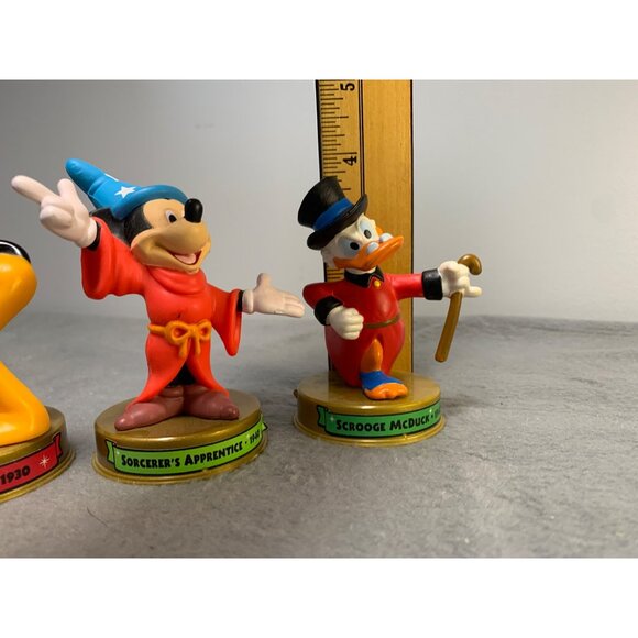 Vintage Disney Mikey Mouse Donald Duck Pluto 100 Years of Magic Figurines Set - Picture 9 of 11